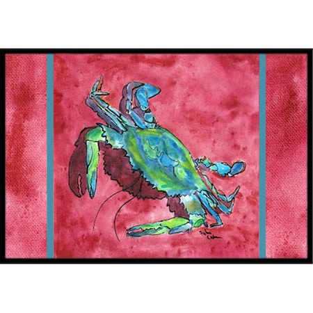 Carolines Treasures 36 x 24 in. Crab Indoor Or Outdoor Doormat 8379-JMAT